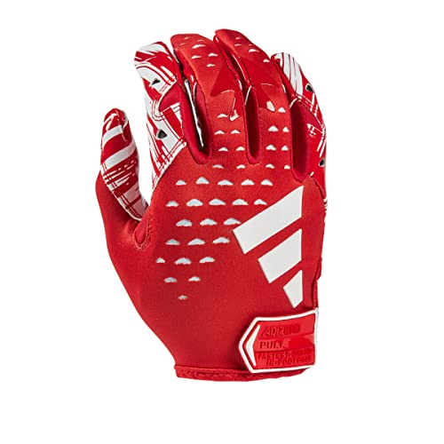 adidas Adizero 13 Fußball-Handschuhe, Rot/Weiß, Größe XL von adidas