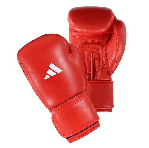 adidas Approved Competition Boxing Gloves AIBA zugelassene Wettkampf-Boxhandschuhe, rot, 340,2 g (12 oz) von adidas