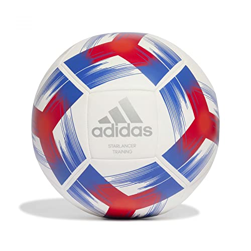 adidas Unisex Starlancer Training Fußball, White/Silvmt/Red/Solred, 36 von adidas