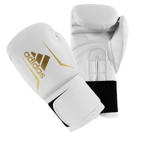 adidas Boxhandschuhe Speed 50, Erwachsene, Boxing Gloves 14 oz, Punchinghandschuhe komfortabel und langlebig, weiß von adidas