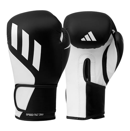 adidas Herren Tilt 250 Boxhandschuhe, Schwarz/Weiß, 14 oz EU von adidas