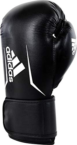 Adidas Unisex – Erwachsene Speed 101 Boxhandschuhe, Black/White, 12 von adidas