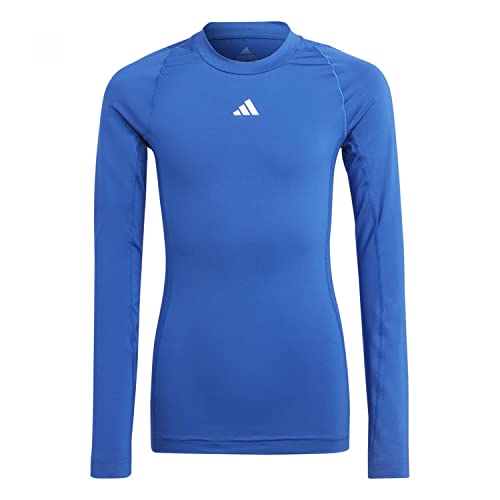 Adidas Boys T-Shirt (Long Sleeve) Techfit Aeroready Long-Sleeve Top, Team Royal Blue, IA2026, 152 von adidas