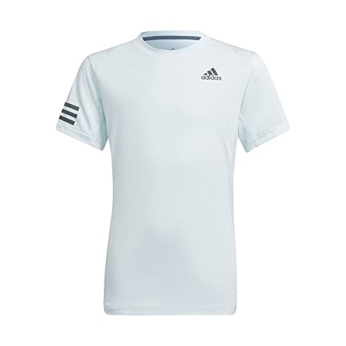 adidas Boys T-Shirt (Short Sleeve) B Club 3Str Tee, Almblu, HN6295, 140 EU von adidas