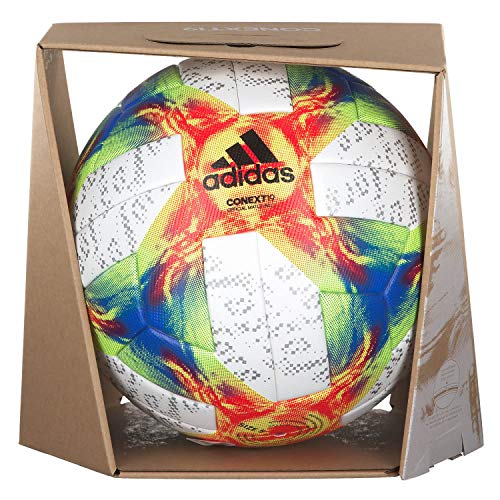 adidas Conext 19 Omb Ball, Herren, White Yellow/Solar Red/Football Blue, Größe 5 von adidas