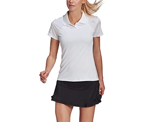 adidas Club Polo Damen-T-Shirt S Weiß/Gridos von adidas
