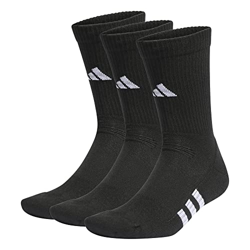 adidas Cushioned Crew Socks Socken 3er Pack (37-39, Black) von adidas