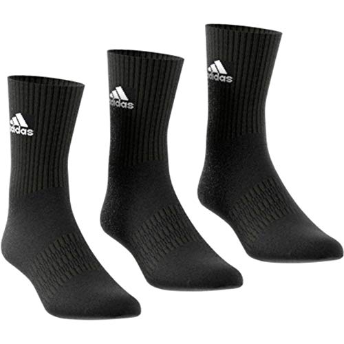 Adidas Cushioned Socken, Schwarz/Schwarz/Weiß, KL von adidas