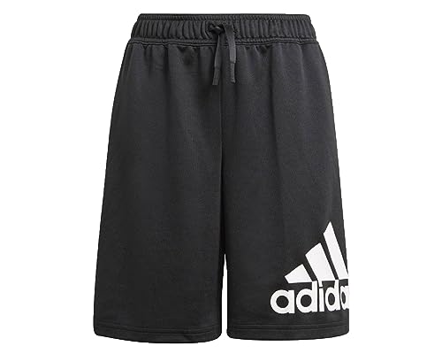 Adidas Jungen D2M Big Logo Shorts, Black/White, 128 von adidas