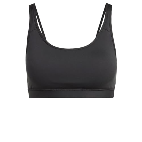 adidas Women's All Me Essentials Medium-Support Bra Sport-BH, Black, M C-D von adidas