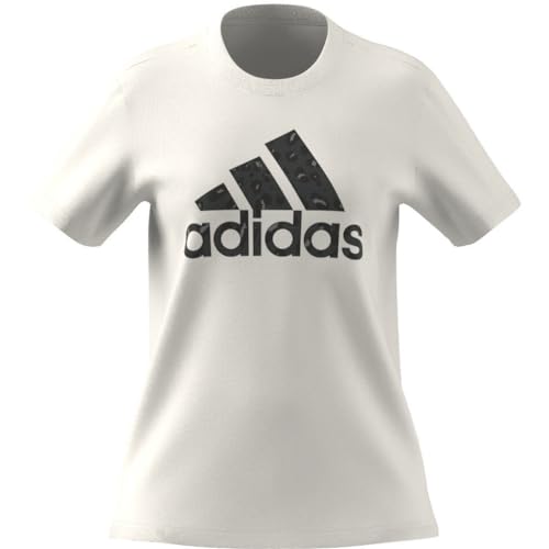 adidas Women's Animal Print Graphic Tee T-Shirt, White, M von adidas