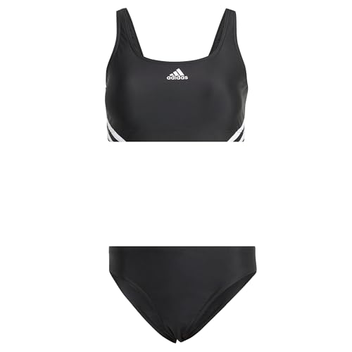 Adidas IB5985 3S Sporty BIK Swimsuit Damen Black/White Größe 36 von adidas