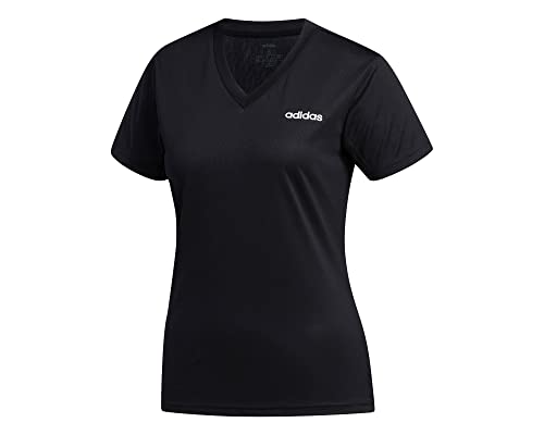 adidas Damen Clima Slgn T-Shirt, Black/White, S von adidas
