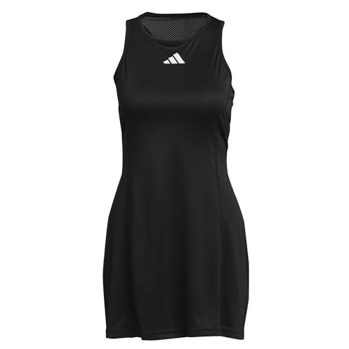 adidas Women's Club Tennis Dress Kleid, Black, L Tall von adidas