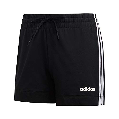 Adidas Damen Essentials 3-Streifen Shorts, Black/White, XS von adidas