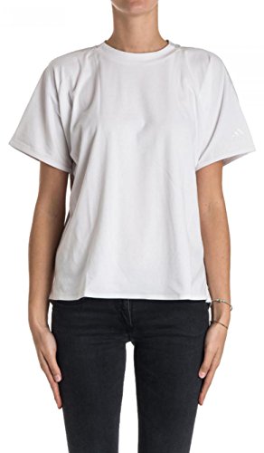 adidas Damen Shirt Icon Trainingsshirt, weiß/grau, S - 34/36, BR5327 von adidas