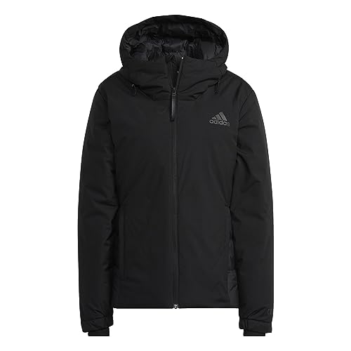 Adidas Damen Jacket (Down) W Traveer Cr J, Black/Black, HG6015, 2XL von adidas