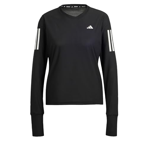 adidas Women's Own The Run Long Sleeve Tee T-Shirt, Black, M von adidas