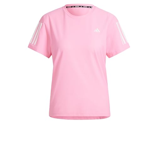 adidas Women's Own The Run Tee T-Shirt, Bliss Pink, L von adidas