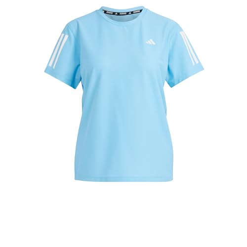 adidas Women's Own The Run Tee T-Shirt, Semi Blue Burst, XS von adidas