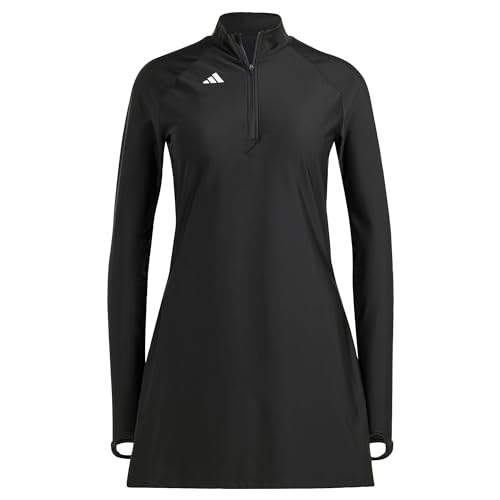 adidas Damen Padded 3 Stripes Longsleeve Swim TOP, Black, 16 adidas Damen Padded 3 Stripes Longsleeve Swim TOP, Black, 16 von adidas