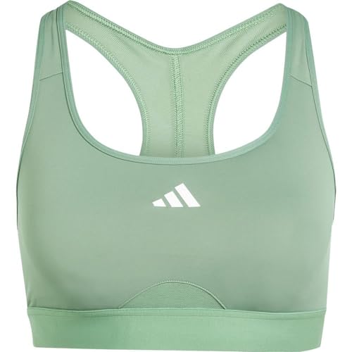 adidas Women's Powerreact Training Medium-Support Bra Sport-BH, preloved Green, M C-D von adidas