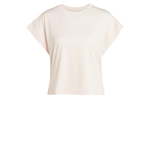 adidas Women's Studio Tee T-Shirt, Putty Mauve/Grey Two, XL von adidas