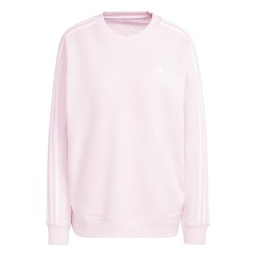 adidas Damen Sweatshirt, Transparentes Pink/Weiß, 38 von adidas