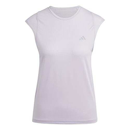 Adidas Damen T-Shirt (Short Sleeve) Fast Tee, Silver Dawn, HR5711, M von adidas