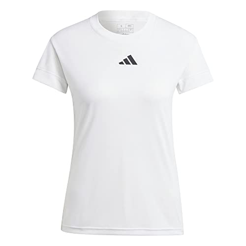 Adidas Damen T-Shirt (Short Sleeve) Freelift Tee, White, HS1661, M von adidas
