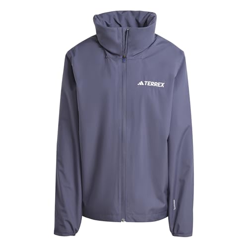 adidas Damen Terrex Multi Essentials 2 Layer Rain Jacket, shadow navy, XS von adidas