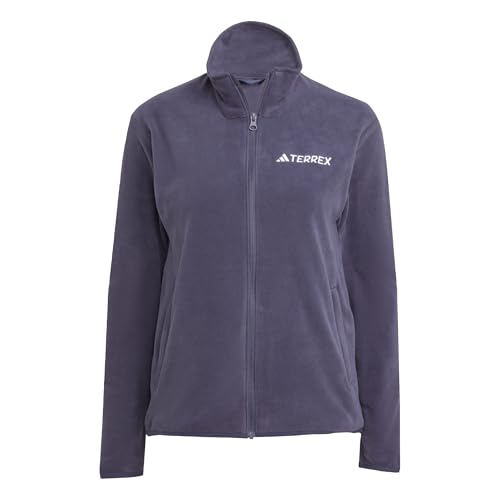 adidas Damen Terrex Multi Essentials Full Zip Fleece Jacket, Shadow Navy, L von adidas