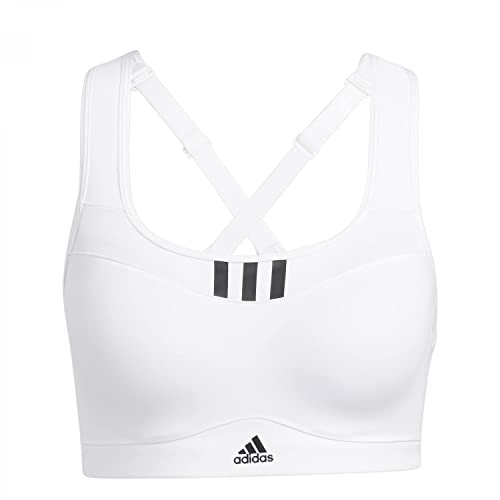 Adidas Damen Tlrdim Hs Sport-BH, White/Black, 105c von adidas
