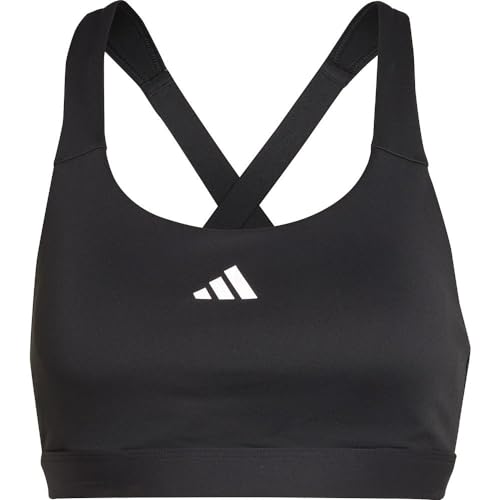 adidas Women's TLRDREACT Training High-Support Bra Sport-BH, Black, L C-D von adidas