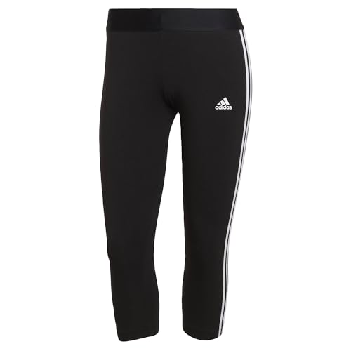 Adidas HG5880 W 3S 34 Leg Leggings Damen Black/White Größe 2XS von adidas