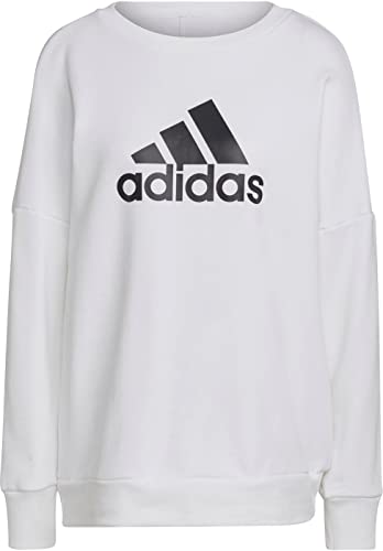 Adidas Womens Sweatshirt (Long Sleeve) W Fi Bos Crew, White, HI5196, L von adidas