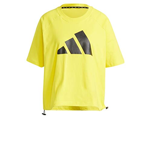 adidas Damen W St Logo Tee T Shirt, Gelb, M EU von adidas