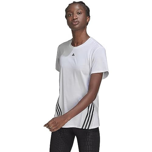 adidas Damen WTR Icns 3s T T-Shirt, Weiß/Schwarz, L von adidas