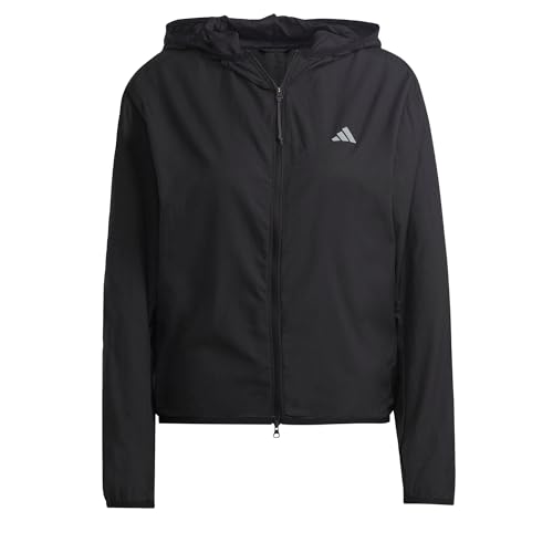 Adidas Damen Windbreaker Run It Jacket, Black, HM4288, L von adidas