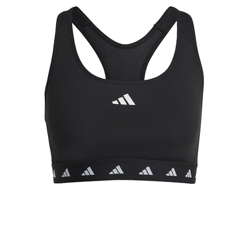 Adidas Damen Workout Bra - Medium Support Pwr Ms Tf, Black, HN7273, 2XSD von adidas