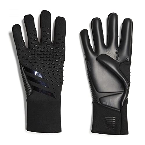 adidas Unisex Goalkeeper Gloves (W/O Fingersave) Predator Pro Goalkeeper Gloves, Black/Black/Black, HN3347, 7- von adidas