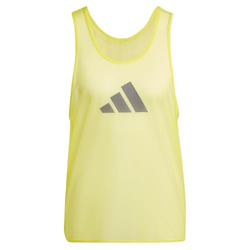 adidas Performance Training BIB Kennzeichnungshemd gelb, L Herren von adidas