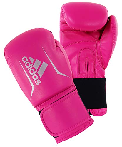 adidas Unisex Jugend Speed 50 Boxhandschuhe, pink/silber, 6 oz EU von adidas