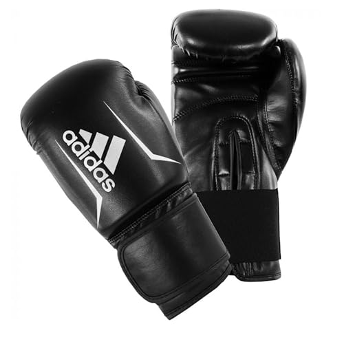adidas Erwachsene Speed 50-schwarz/weiß 4 oz adiSBG50 Boxhandschuhe von adidas