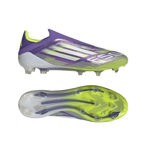 adidas F50 Elite LL FG Fussballschuhe lila/weiß/gelb  10 (44 2/3 EU) von adidas