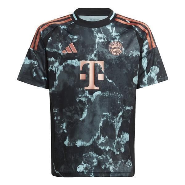 adidas FC Bayern München Auswärtstrikot Saison 2024/2025 Kinder schwarz 140 von adidas