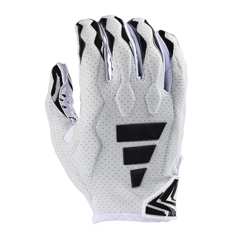 adidas Freak 6.0 Padded Receiver Football Gloves, White/Black, X-Large von adidas