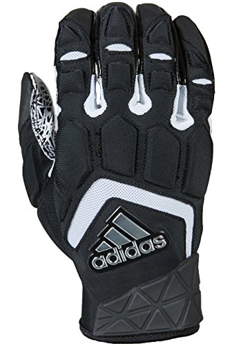 adidas Freak Max Lineman Handschuhe, gepolstert, Schwarz/Weiß, Größe S von adidas