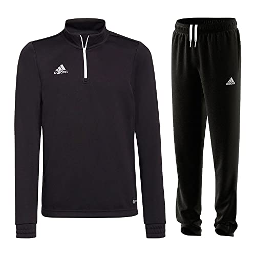 adidas Fußball Entrada 22 Trainingsanzug Training Oberteil Trainingshose Herren schwarz Gr M von adidas