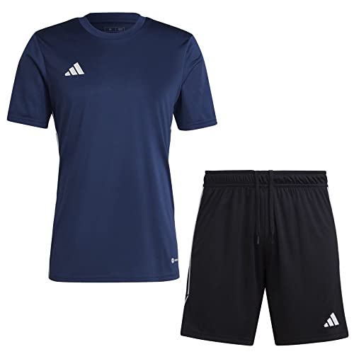 adidas Fußball Tabela 23 Trikotset Trikot Shorts Kinder Navy schwarz Gr 152 von adidas